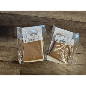 Lot of 2 Ames Walker 20-30 mmHg Medical Support Closed Toe Knee Highs Medium NEW